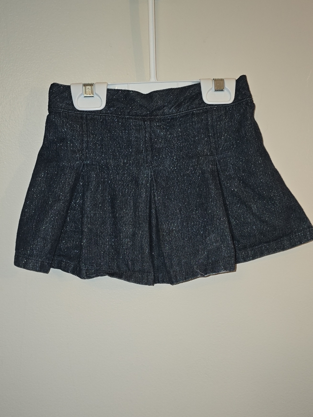 Garanimals Black Denim Pleated Skort with Flare